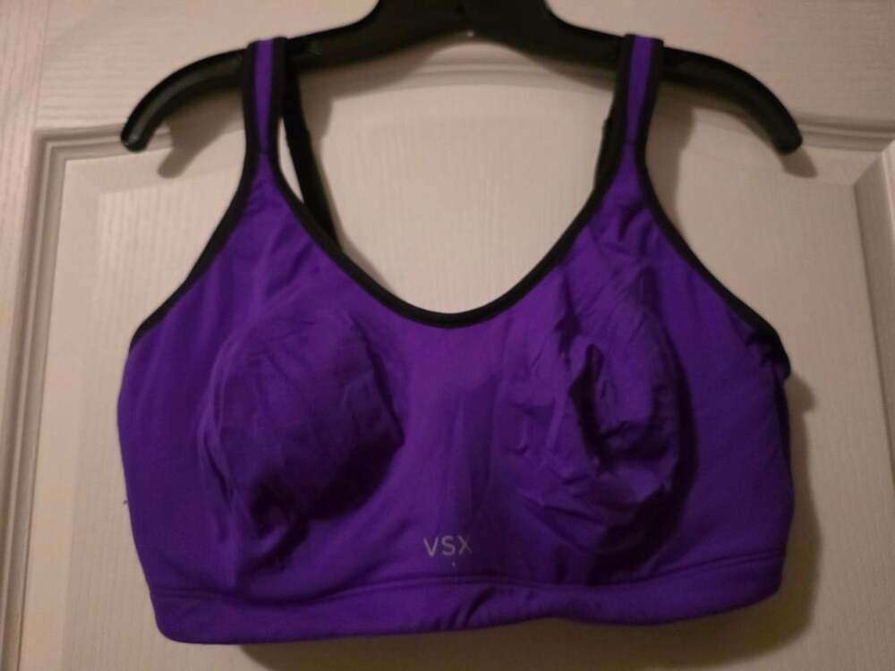 Victoria's Secret VSX Purple Sports Bra Size 38DD